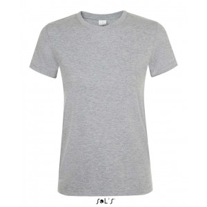 SOL'S REGENT WOMEN - ROUND COLLAR T-SHIRT, Grey Melange (T-shirt, 90-100% cotton)