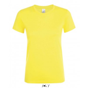 SOL'S REGENT WOMEN - ROUND COLLAR T-SHIRT, Lemon (T-shirt, 90-100% cotton)