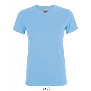 SOL'S REGENT WOMEN - ROUND COLLAR T-SHIRT, Sky Blue (T-shirt, 90-100% cotton)