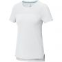 Elevate Borax short sleeve women's GRS recycled cool fit t-shirt, White