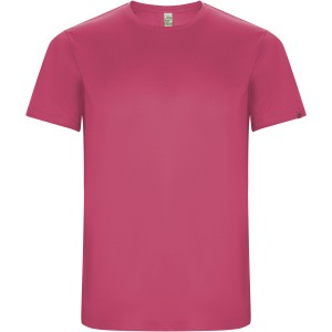 Imola short sleeve men's sports t-shirt, Pink Fluor (T-shirt, mixed fiber, synthetic)