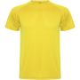 Montecarlo short sleeve men's sports t-shirt, Yellow
