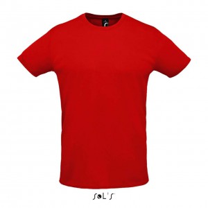 SOL'S SPRINT - UNISEX SPORT T-SHIRT, Red (T-shirt, mixed fiber, synthetic)