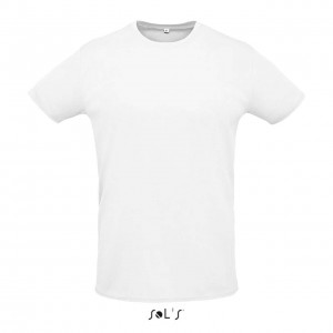 SOL'S SPRINT - UNISEX SPORT T-SHIRT, White (T-shirt, mixed fiber, synthetic)