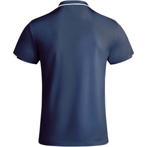 Tamil short sleeve kids sports polo, Navy Blue, White (T-shirt, mixed fiber, synthetic)