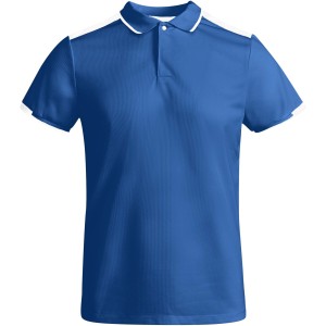 Tamil short sleeve kids sports polo, Royal blue, White (T-shirt, mixed fiber, synthetic)