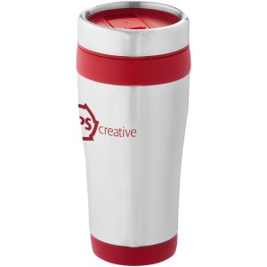 Elwood 470 ml insulated tumbler, Silver,Red (Thermos)