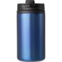 Stainless steel double walled cup Gisela, cobalt blue