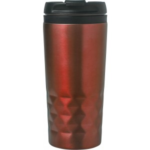 Stainless steel mug Lorraine, red (Thermos)