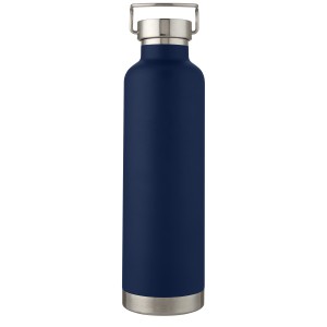 Thor 1 L copper vacuum insulated sport bottle, Dark blue (Thermos)