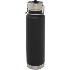 Thor 750 ml copper vacuum insulated sport bottle, Solid black (Thermos)