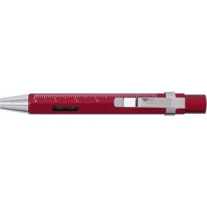 Aluminium 3-in-1 screwdriver Lennox, red (Tools)