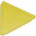 Triangular plastic ice scraper, yellow (8761-06)