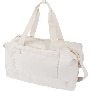 Trip Aware(tm) recycled travel duffel bag 42L, Off white