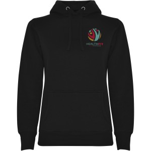 Urban women's hoodie, Solid black (Pullovers)