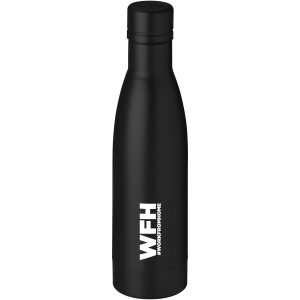 Vasa 500 ml copper vacuum insulated sport bottle, solid black (Thermos)