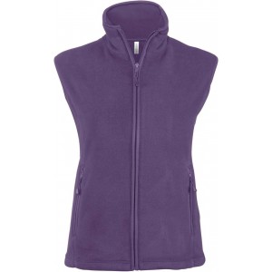MELODIE - LADIES' MICRO FLEECE GILET, Purple (Vests)