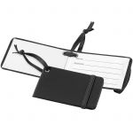 Viaggio luggage tag with elastic band, solid black (12003100)