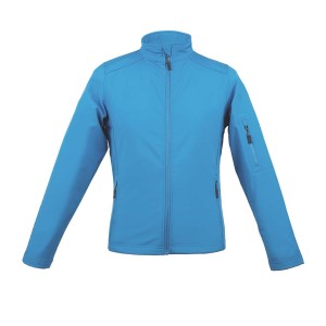 WOMEN?S 3-LAYER SOFTSHELL JACKET, Azure Blue