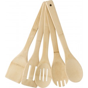 Bamboo spatulas Benny, brown (Wood kitchen equipments)