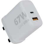 Xtorm XEC067G GaN2 Ultra 67W wall charger - UK plug, White (12440701)