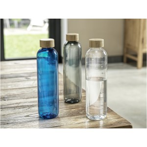 Ziggs 1000 ml recycled plastic water bottle, Charcoal (Water bottles)