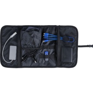 1680D polyester roll-up bag Johnny, black (Laptop & Conference bags)