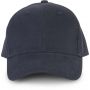 6 PANELS ORGANIC COTTON CAP, Navy