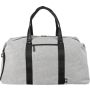 600D recycled polyester duffle bag Desmond, light grey