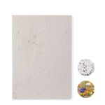 A5 wildflower seed paper sheet, White (MO6915-06)