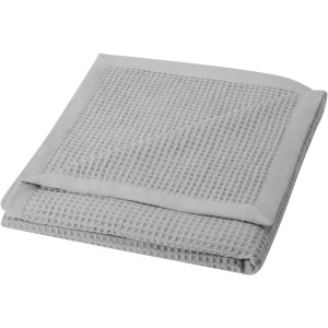 Abele 150 x 140 cm cotton waffle blanket, Grey (Blanket)