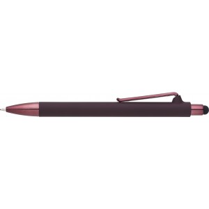 ABS ballpen Hendrix, brown (Plastic pen)