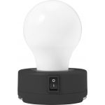 ABS Bulb light with on/off-switch, black (7761-01)