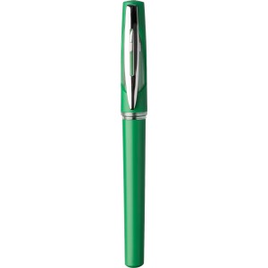 ABS ink pen Karin, green (Plastic pen)