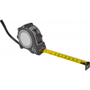 ABS tape measure Iris, black (Measure instruments)