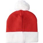 Acrylic knitted beanie Eleni, red (1271554-08)