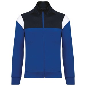 ADULT ZIPPED TRACKSUIT JACKET, Dark Royal Blue/Navy