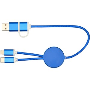 Alasia 5-in-1 recycled aluminium and plastic 30 cm data sync (Eletronics cables, adapters)