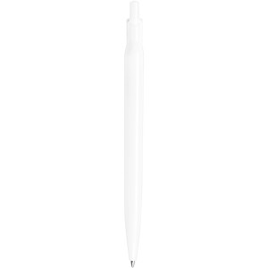 Alessio recycled PET ballpoint pen, White (Metallic pen)