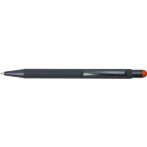 Aluminium ballpen Formentera, orange (Multi-colored, multi-functional pen)