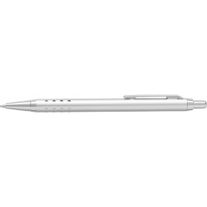 Aluminium ballpen Lilia, silver (Metallic pen)