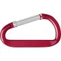 Aluminium carabiner key chain Guilermo, red