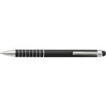 Aluminium lacquered ballpen Oliver, black (0647-01CD)