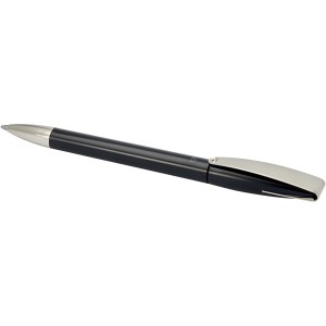 Ana recycled plastic ballpoint pen, Solid black (Plastic pen)