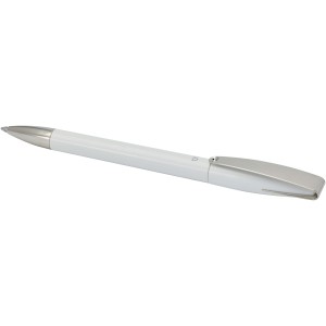 Ana recycled plastic ballpoint pen, White (Plastic pen)