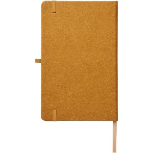 Atlana re-used leather A5 size notebook, Brown (Notebooks)