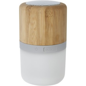 Aurea bamboo Bluetooth? speaker with light, Wood (Speakers, radios)