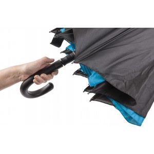 Automatic pongee (190T) umbrella, cobalt blue (Umbrellas)