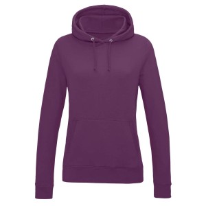 WOMEN'S COLLEGE HOODIE, Plum