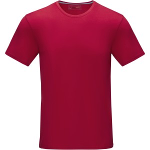 Azurite short sleeve men's  organic t-shirt, Red (T-shirt, 90-100% cotton)